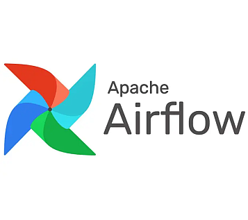 logo Apache Airflow flor amb color blau verd i vermell