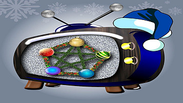 una televisión con el logo de fediverse dentro