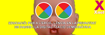 nen amb ulls dels colors de google