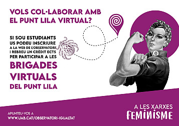 cartell a les xarxes feminisme