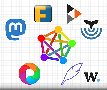 Logos xarxa fediverse